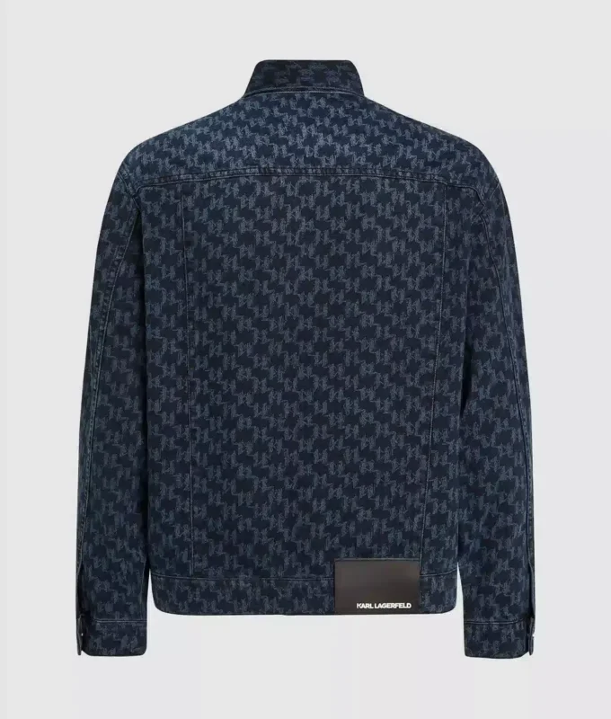 Chaqueta vaquera con estampado Monogram integral