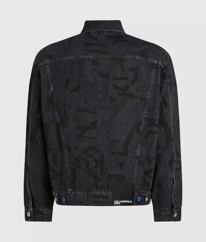 Chaqueta vaquera con estampado Monogram integral