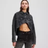 CHAQUETA VAQUERA CROPPED OVERSIZE