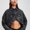 CHAQUETA VAQUERA CROPPED OVERSIZE