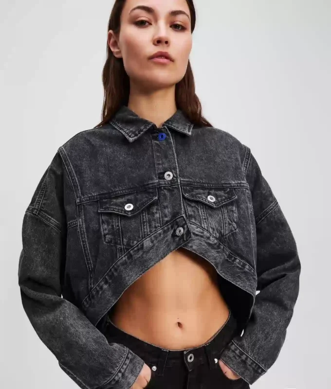 CHAQUETA VAQUERA CROPPED OVERSIZE