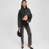CHAQUETA VAQUERA CROPPED OVERSIZE