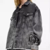 Chaqueta vaquera descolorida