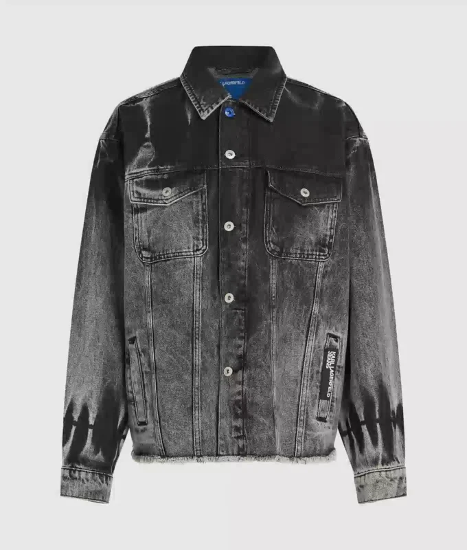 Chaqueta vaquera descolorida