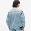 Chaqueta vaquera sin cuello