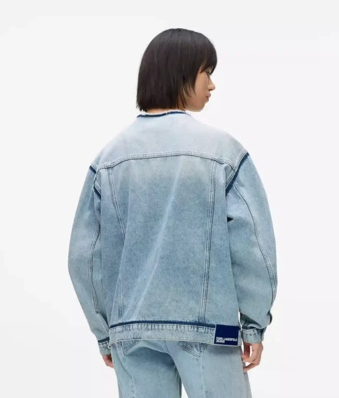 Chaqueta vaquera sin cuello