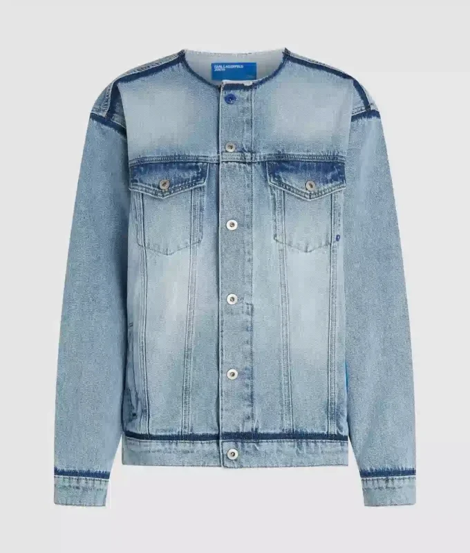 Chaqueta vaquera sin cuello