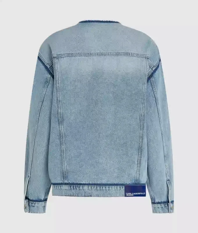 Chaqueta vaquera sin cuello