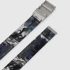 Cinturón de tela con estampado de grafitis