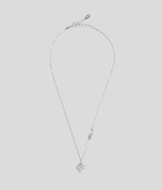 COLLAR CON COLGANTE DE CORAZÓN PAVÉ