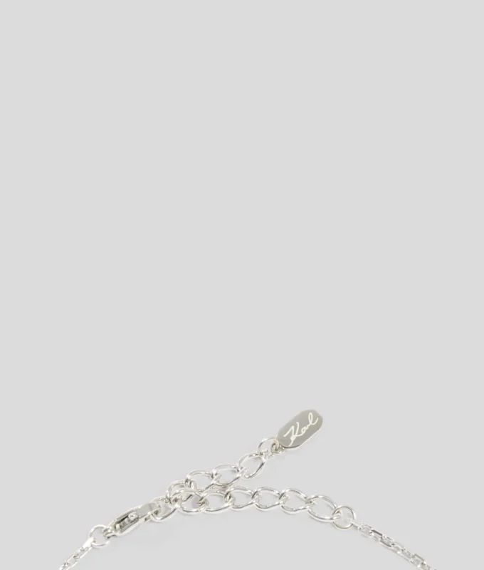 COLLAR CON COLGANTE DE CORAZÓN PAVÉ