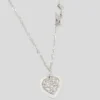 COLLAR CON COLGANTE DE CORAZÓN PAVÉ