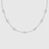 Collar de eslabones de cristal