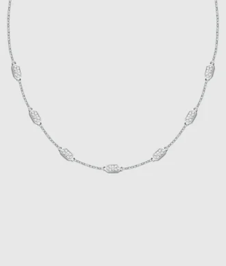 Collar de eslabones de cristal