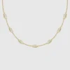 Collar de eslabones de cristal