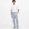 Conjunto de pijama a rayas