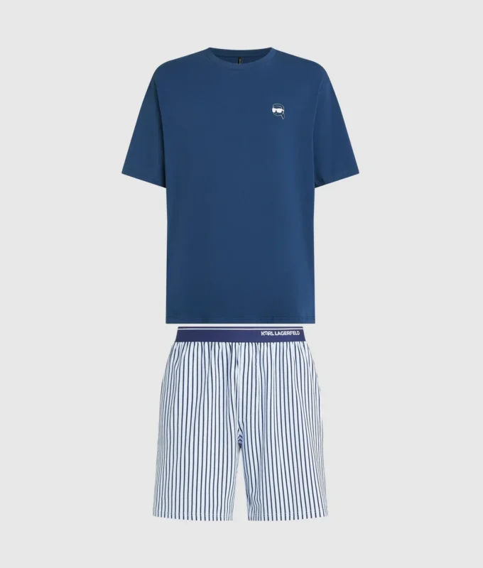 CONJUNTO DE PIJAMA A RAYAS IKON