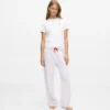 Conjunto de pijama con estampado de corazones