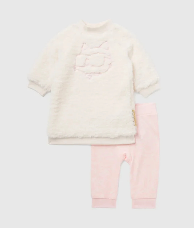 Conjunto de regalo con vestido y leggings Ikon para bebé