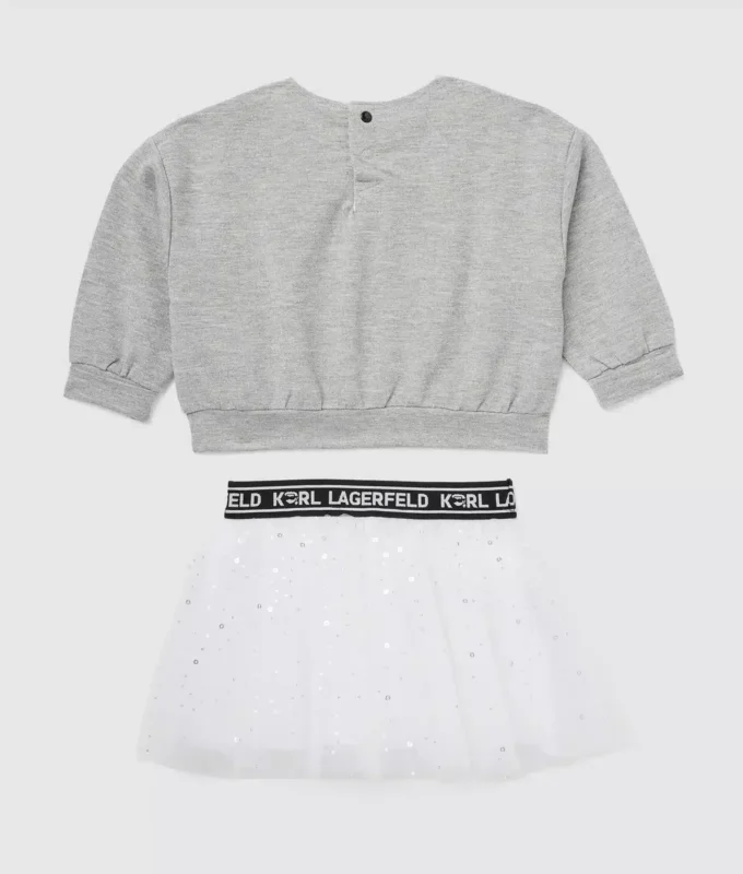 Conjunto de regalo para bebé con sudadera y falda