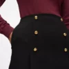 Falda con detalle de botones