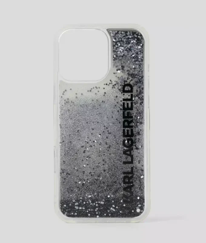FUNDA LOGO GLITTER PARA IPHONE 16 PRO MAX