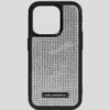 FUNDA LOGO RHINESTONE PARA IPHONE 16 PRO