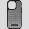 FUNDA LOGO RHINESTONE PARA IPHONE 16 PRO MAX