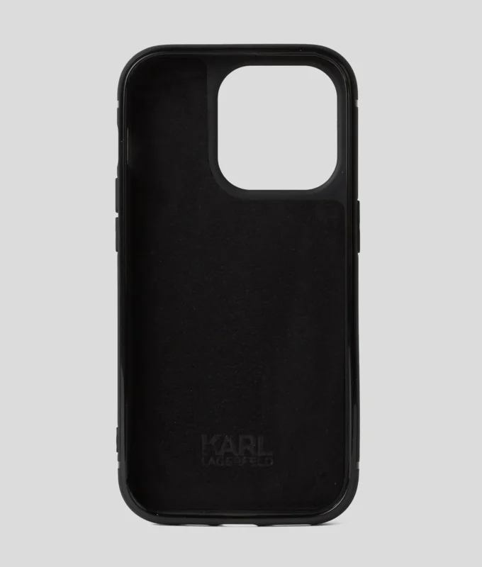 FUNDA LOGO RHINESTONE PARA IPHONE 16 PRO MAX