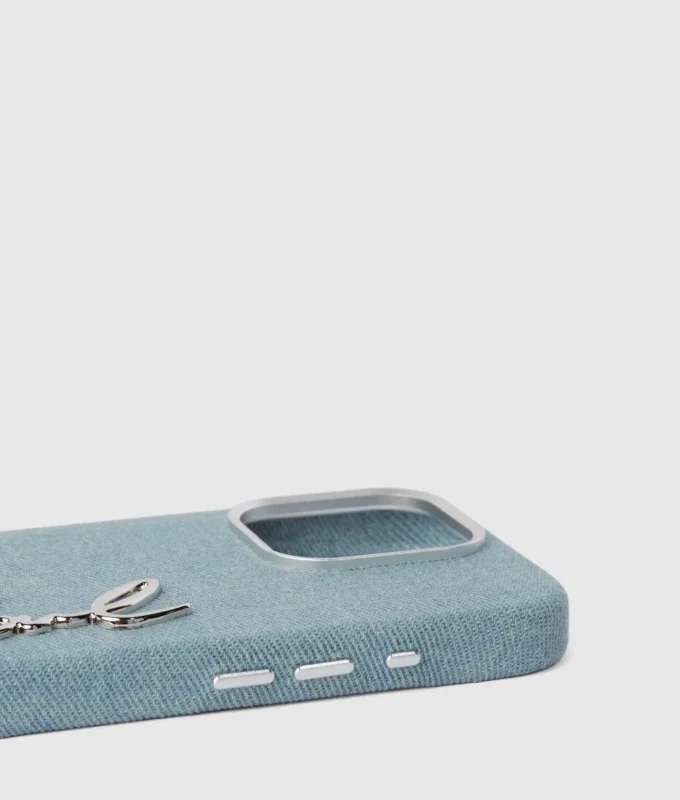 Funda para iPhone 16 Pro con diseño denim exclusivo