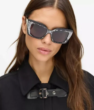 Gafas de sol gruesas con logotipo