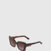 Gafas de sol gruesas con logotipo