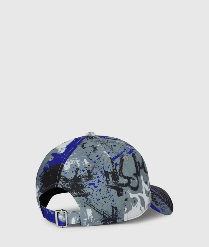 Gorra con estampado de graffiti