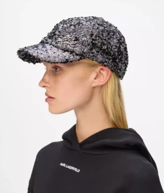 Gorra con lentejuelas K/Signature