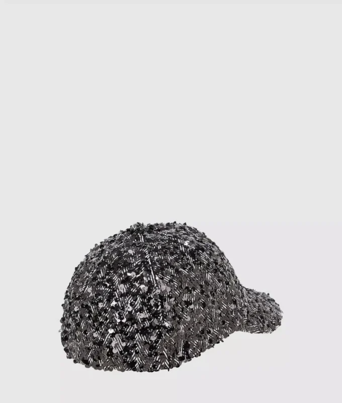 Gorra con lentejuelas K/Signature