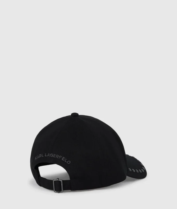 Gorra con tachuelas K/Signature