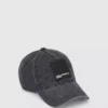 Gorra de denim con logotipo en forma de caja