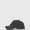 Gorra de denim con logotipo en forma de caja