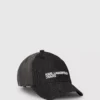 Gorra de denim oscuro en dos tonos