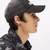 Gorra de denim oscuro en dos tonos