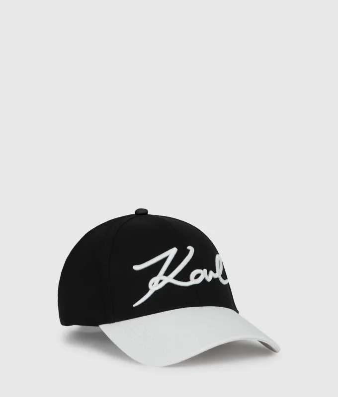 Gorra K/Signature con visera en contraste