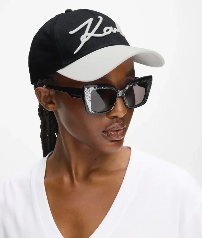 Gorra K/Signature con visera en contraste