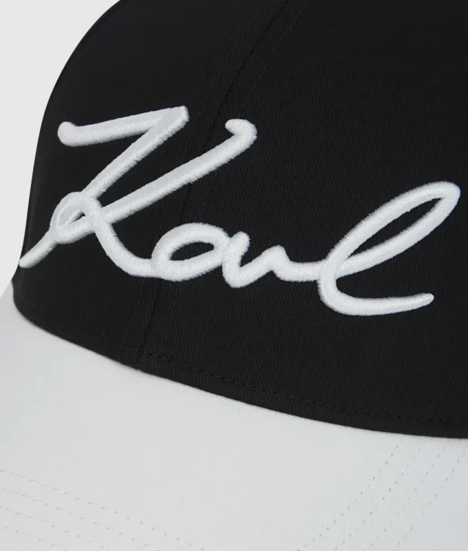 Gorra K/Signature con visera en contraste