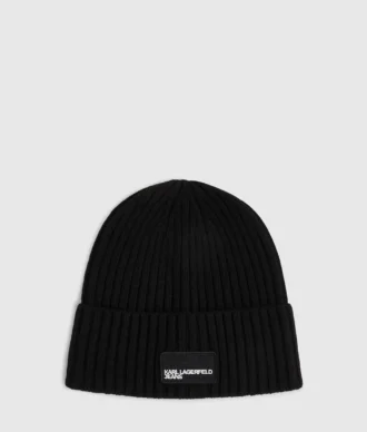 Gorro con parche con logotipo