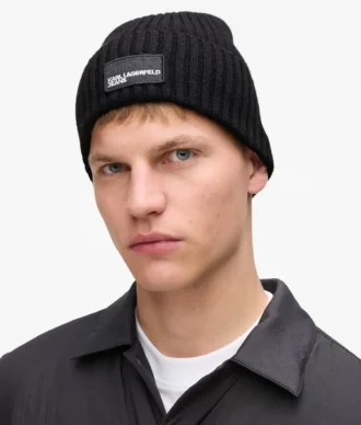 Gorro con parche con logotipo