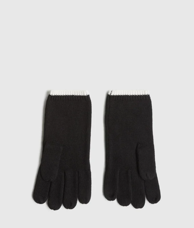 Guantes de punto con logotipo
