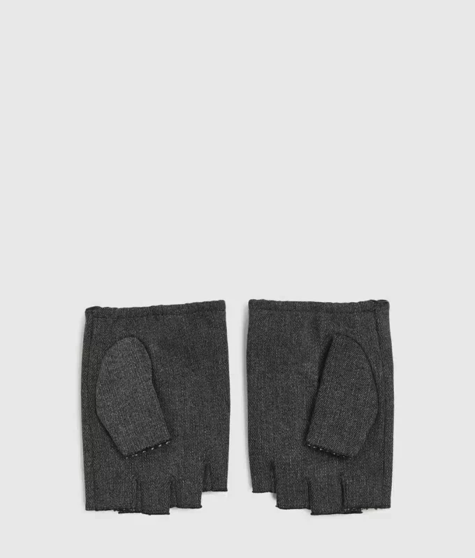Guantes sin dedos de denim