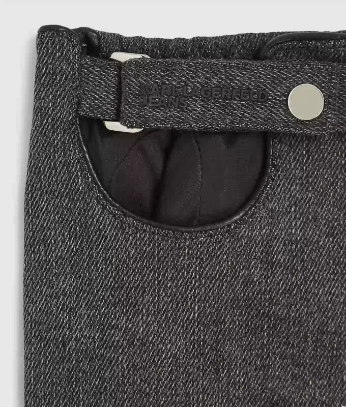 Guantes sin dedos de denim