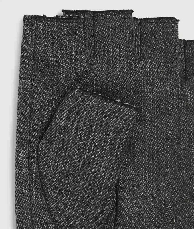 Guantes sin dedos de denim
