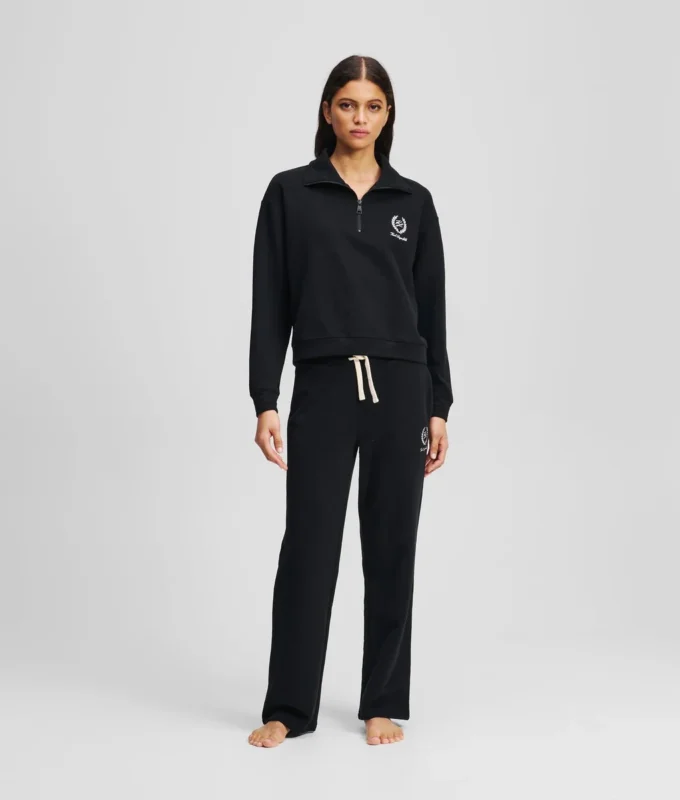 HOTEL KARL LOUNGEWEAR SUDADERA CON MEDIA CREMALLERA